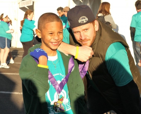 Uncle D and Jaylen Disney and TSA Buzz and Woody Best Friends Marathon 2011