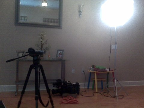 Camera set-up  TV Interview Jaylens Challenge